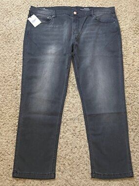 Mugsy Men's Medium Gray Beans Denim Jeans Pants Size 42 x 30 New NWT